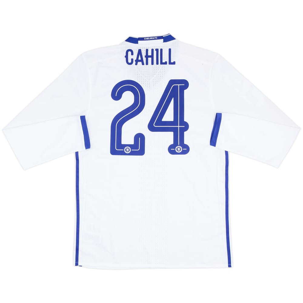 2016-17 Chelsea Player Issue Third L/S Shirt Cahill #24 (L/XL)