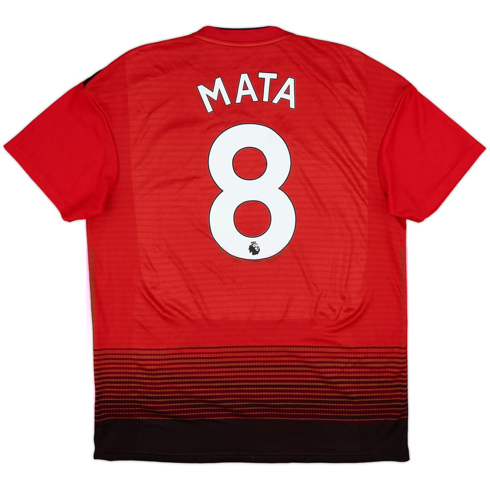 2018-19 Manchester United Home Shirt Mata #8 - 7/10 - (L)