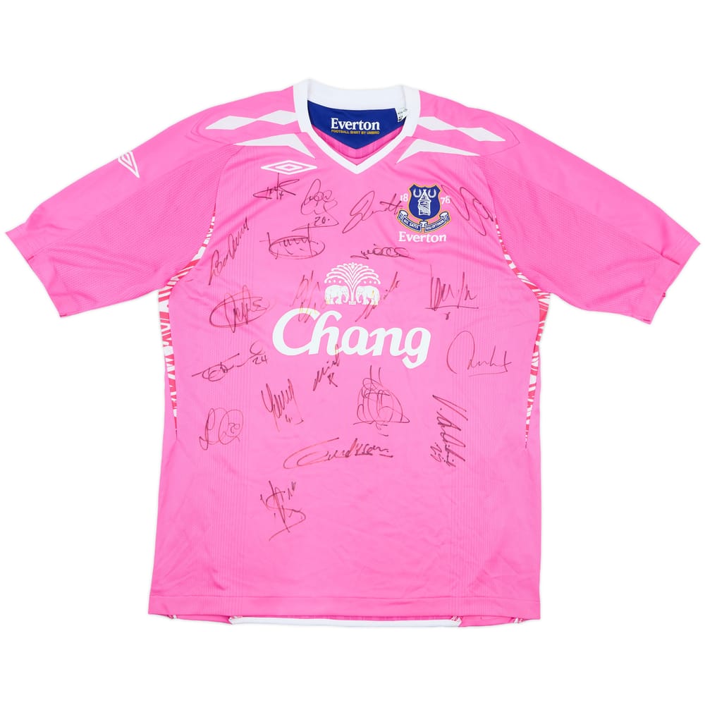 2008-09 Everton Limited Edition Squad Signed Shirt