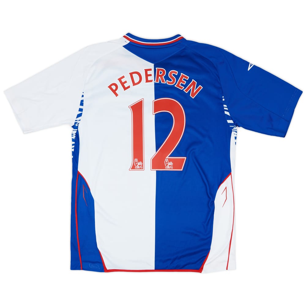 2007-08 Blackburn Home Shirt Pedersen #12 - 7/10 - (M)