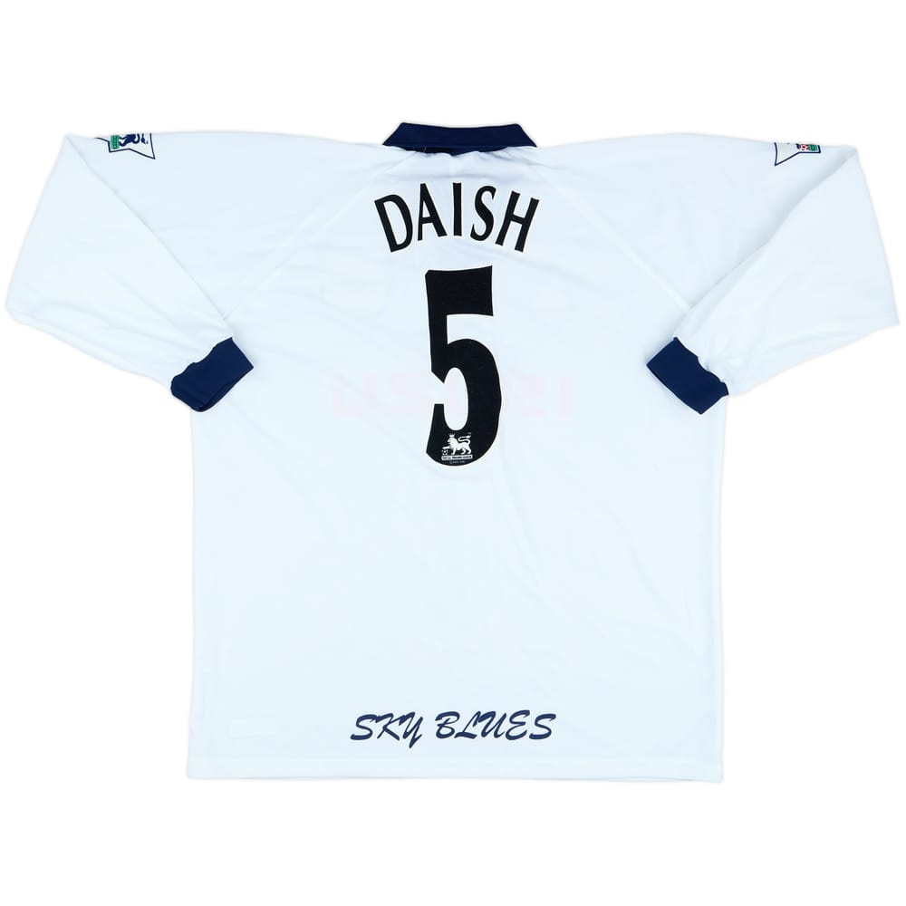 1997-98 Coventry Match Issue Away L/S Shirt Daish #5