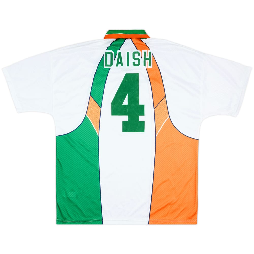 1994-96 Ireland Match Issue Away Shirt Daish #4