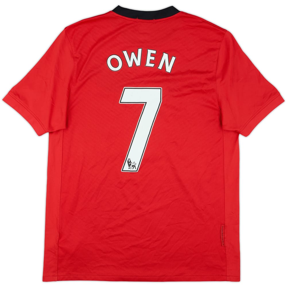 2009-10 Manchester United Home Shirt Owen #7 - 7/10 - (M)