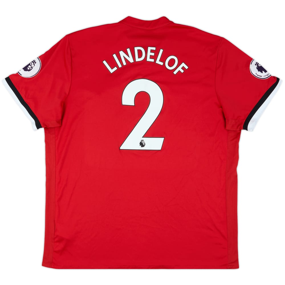2017-18 Manchester United Home Shirt Lindelof #2 - 5/10 - (XXL)