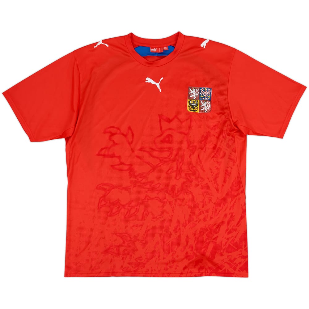 2006-08 República Checa Básico Local Camiseta - 6/10 - (L)