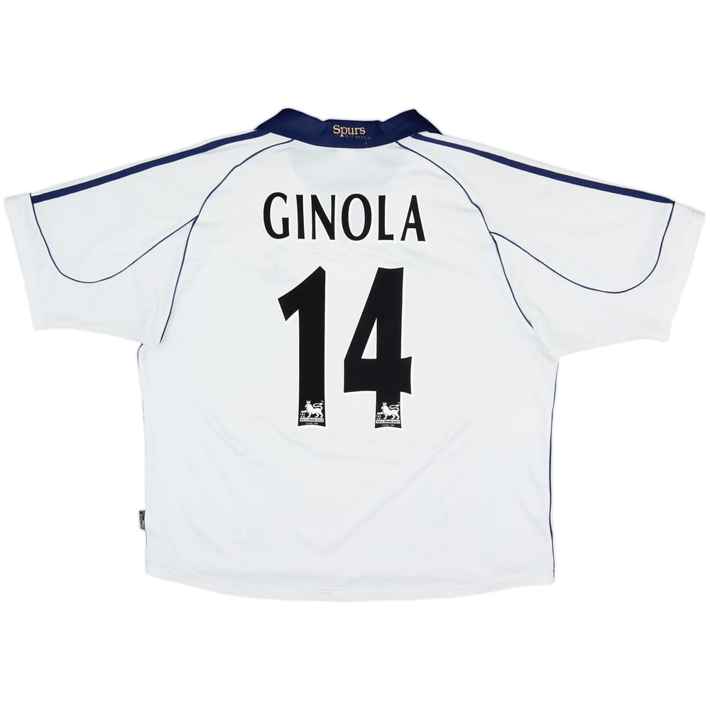 1999-01 Tottenham Home Shirt Ginola #14 - 6/10 - (XL)