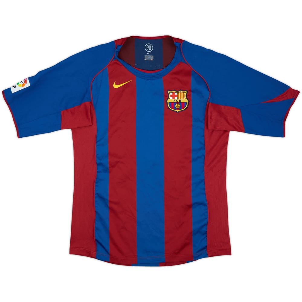 2004-05 Barcelona Camiseta Local Ronaldinho #10 - 9/10 - (M)