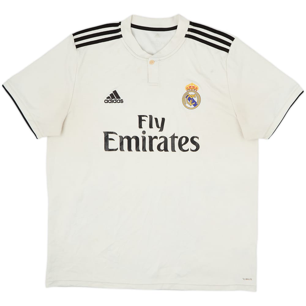 2018-19 Real Madrid Home Shirt - 5/10 - (XL)