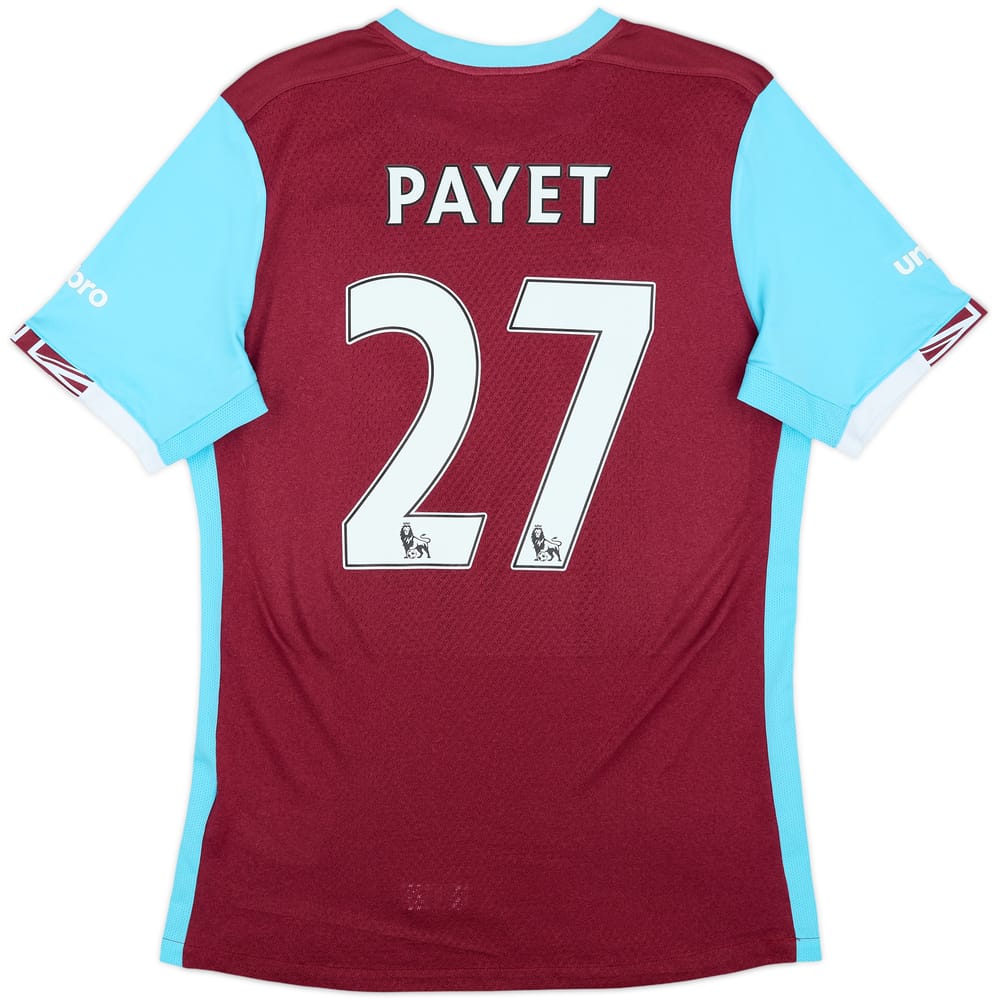 2016-17 West Ham Home Shirt Payet #27 - 9/10 - (M)