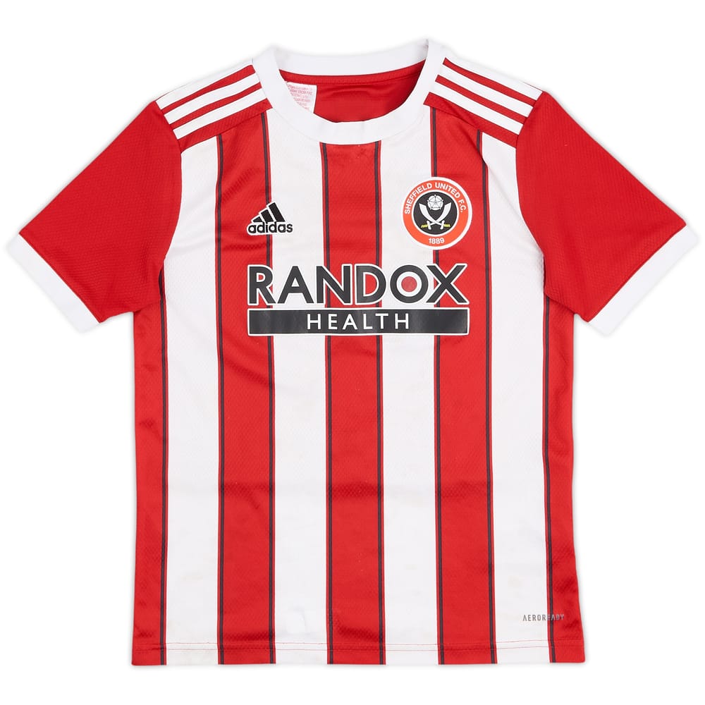 2021-22 Sheffield United Home Shirt - 5/10 - (M.Boys)