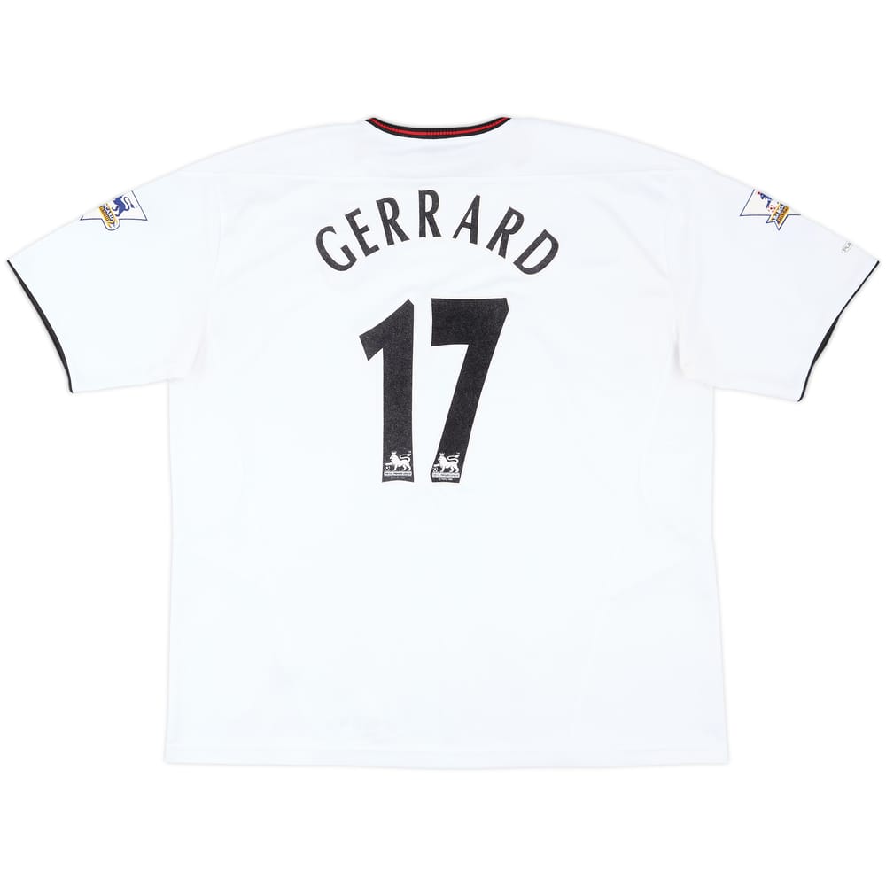 2003-04 Liverpool Away Shirt Gerrard #17 - 8/10 - (XXL)