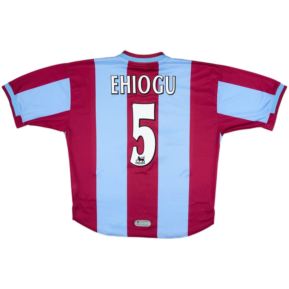 1999-00 Aston Villa Home Shirt Ehiogu #5 - 8/10 - (L)