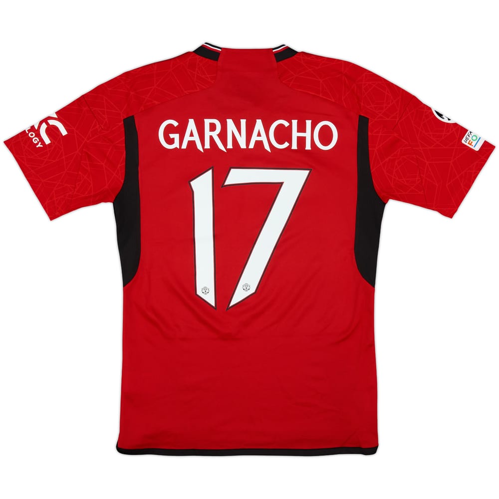 2023-24 Manchester United Home Shirt Garnacho #17 - 8/10 - (S)