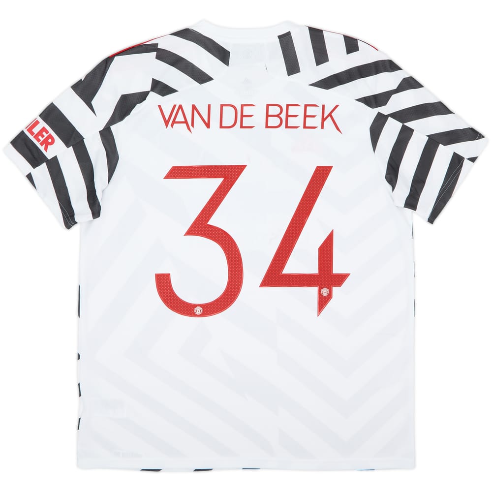 2020-21 Manchester United Third Shirt van de Beek #34 (XL)
