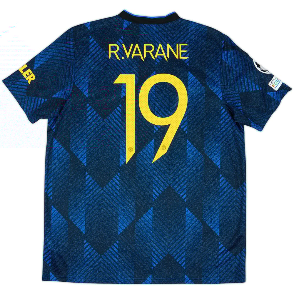 2021-22 Manchester United Third Shirt R.Varane #19 - 10/10 - (XL)