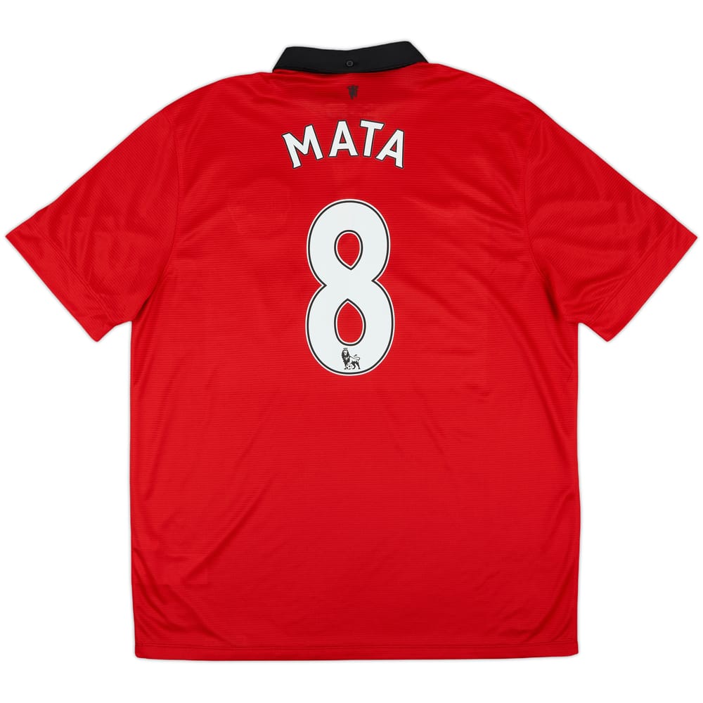 2013-14 Manchester United Home Shirt Mata #8 - 8/10 - (XL)