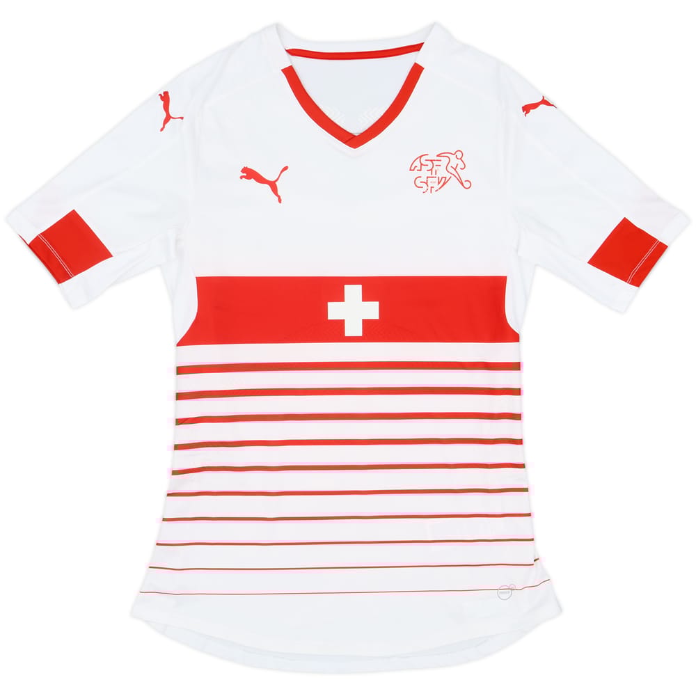 2016-17 Switzerland Authentic (ACTV Fit) Away Shirt - 6/10 - (L)