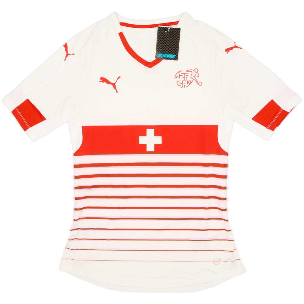 2016-17 Switzerland Authentic (ACTV Fit) Away Shirt (L)