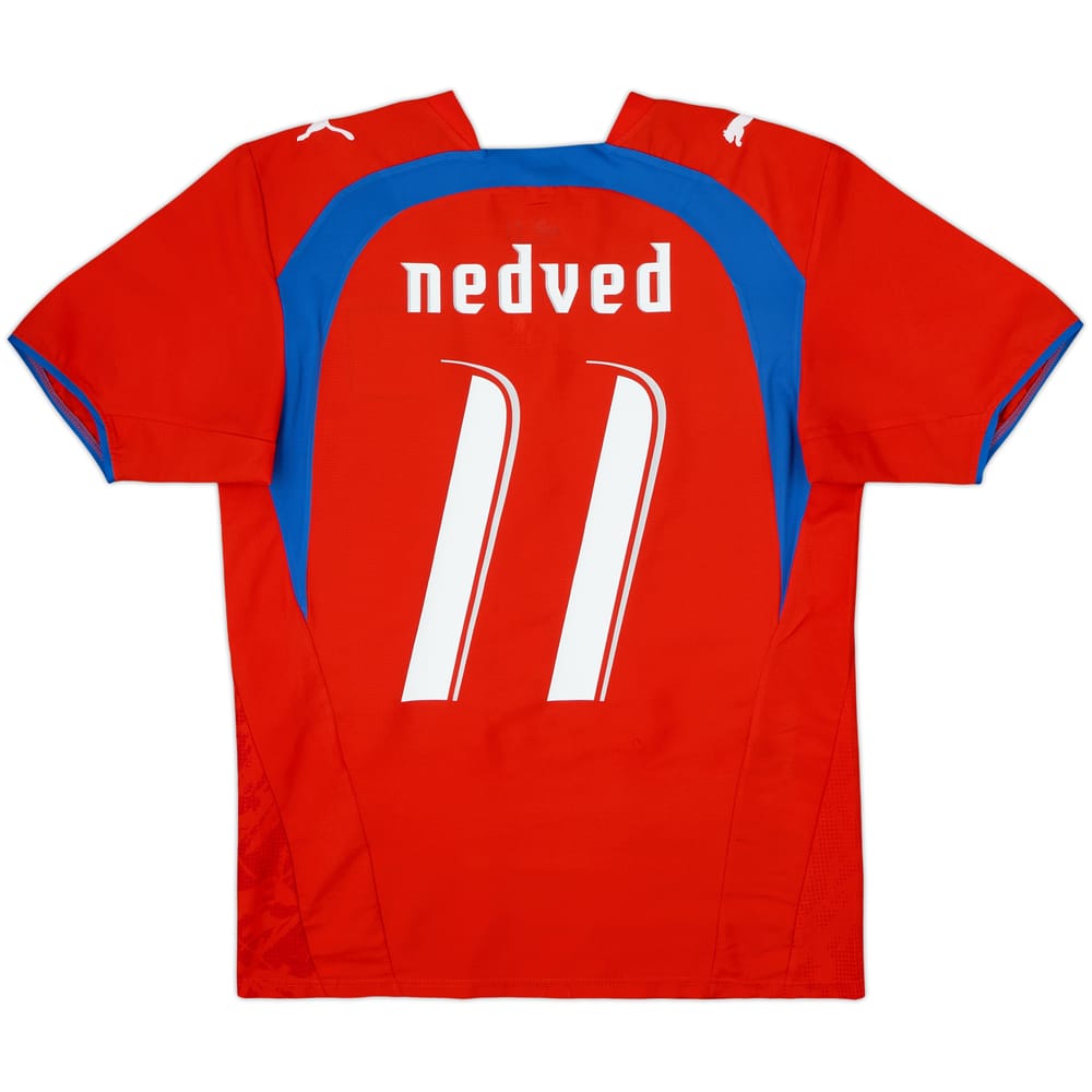 Camiseta de local de la República Checa 2006-08 Nedved #11 - 8/10 - (M)