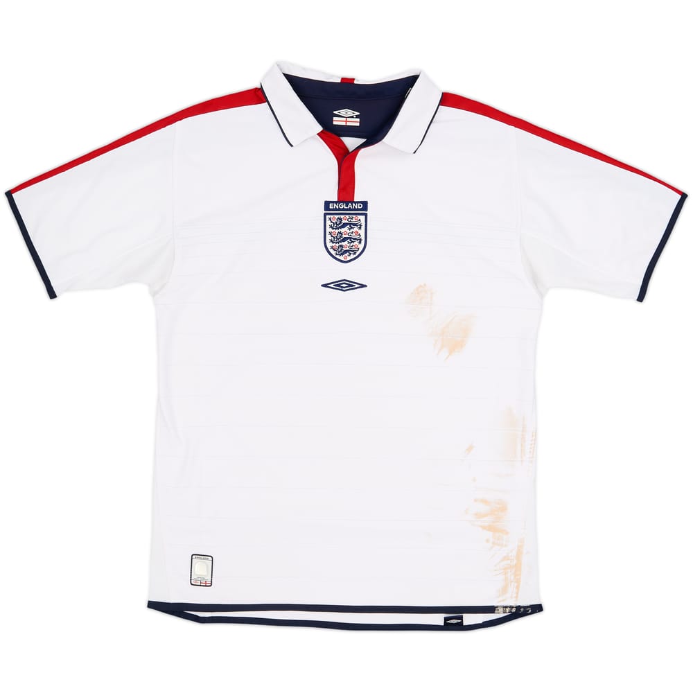 2003-05 England Home Shirt - 4/10 - (M)