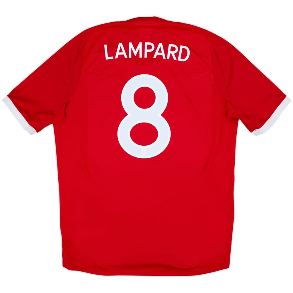 2010-11 England Away Shirt Lampard #8 - 9/10 - (L)