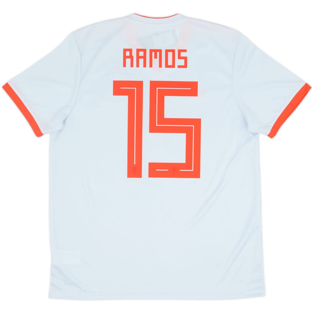2018-19 Spain Away Shirt Ramos #15 (L)
