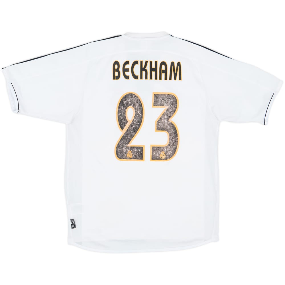 2003-04 Real Madrid Home Shirt Beckham #23 - 5/10 - (S)