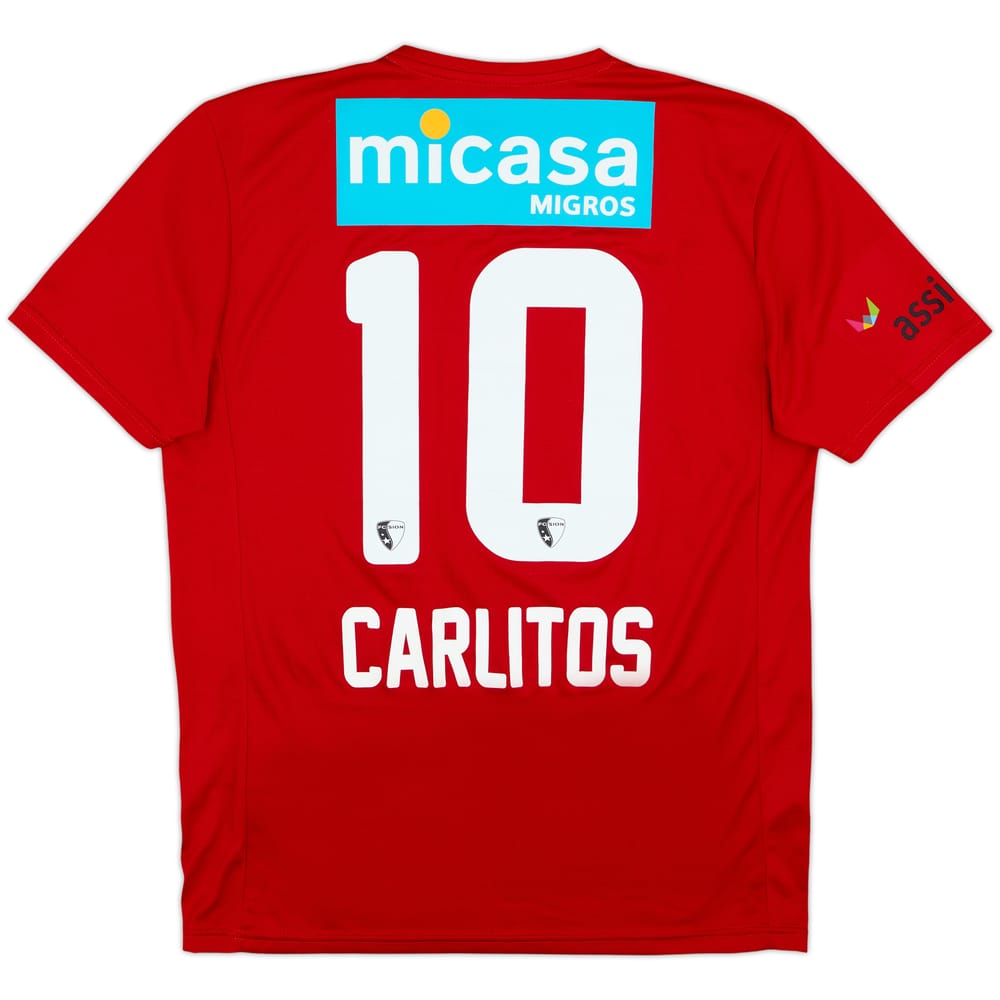 2017-18 FC Sion Away Shirt Carlitos #10 - 5/10 - (M)