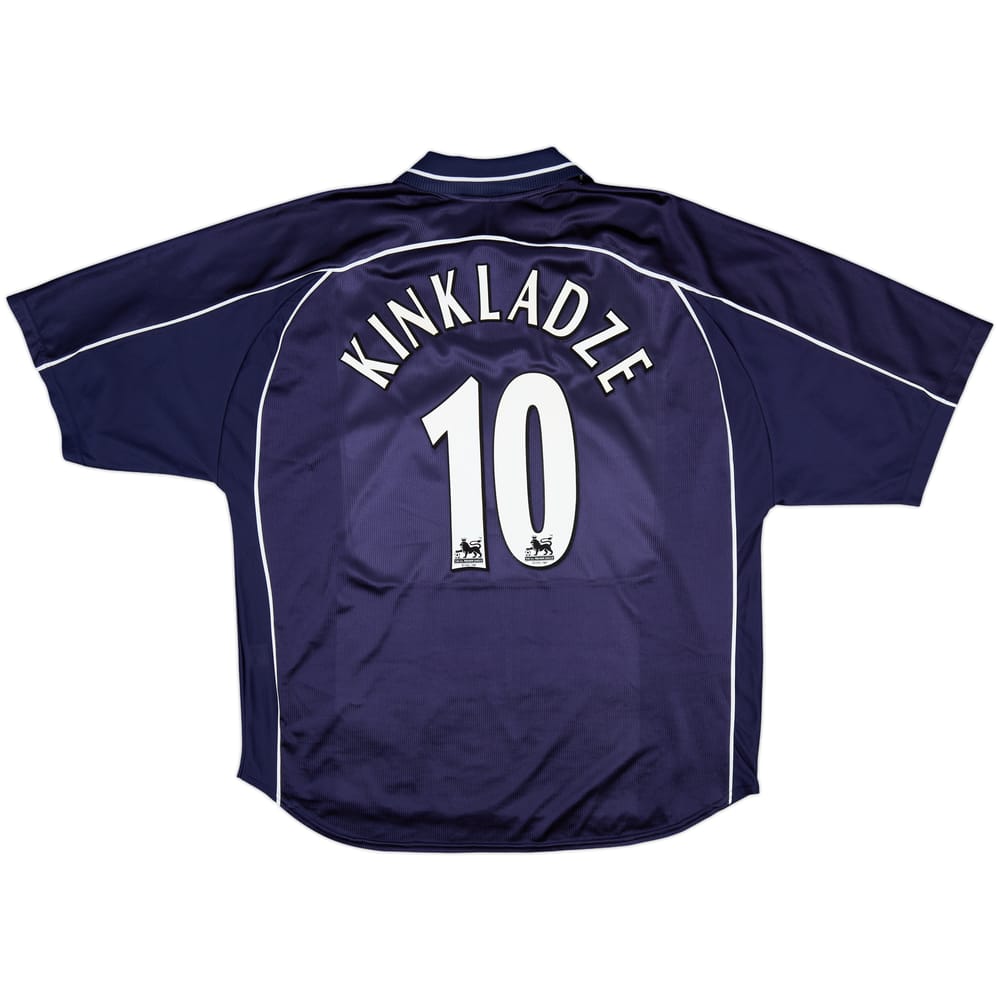 2000-01 Derby County Away Shirt Kinkladze #10 - 9/10 - (XXL)