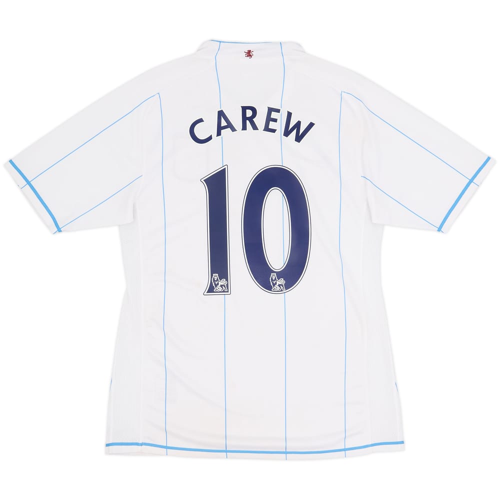 2007-08 Aston Villa Player Issue Away Shirt Carew #10 - 6/10 - (M)