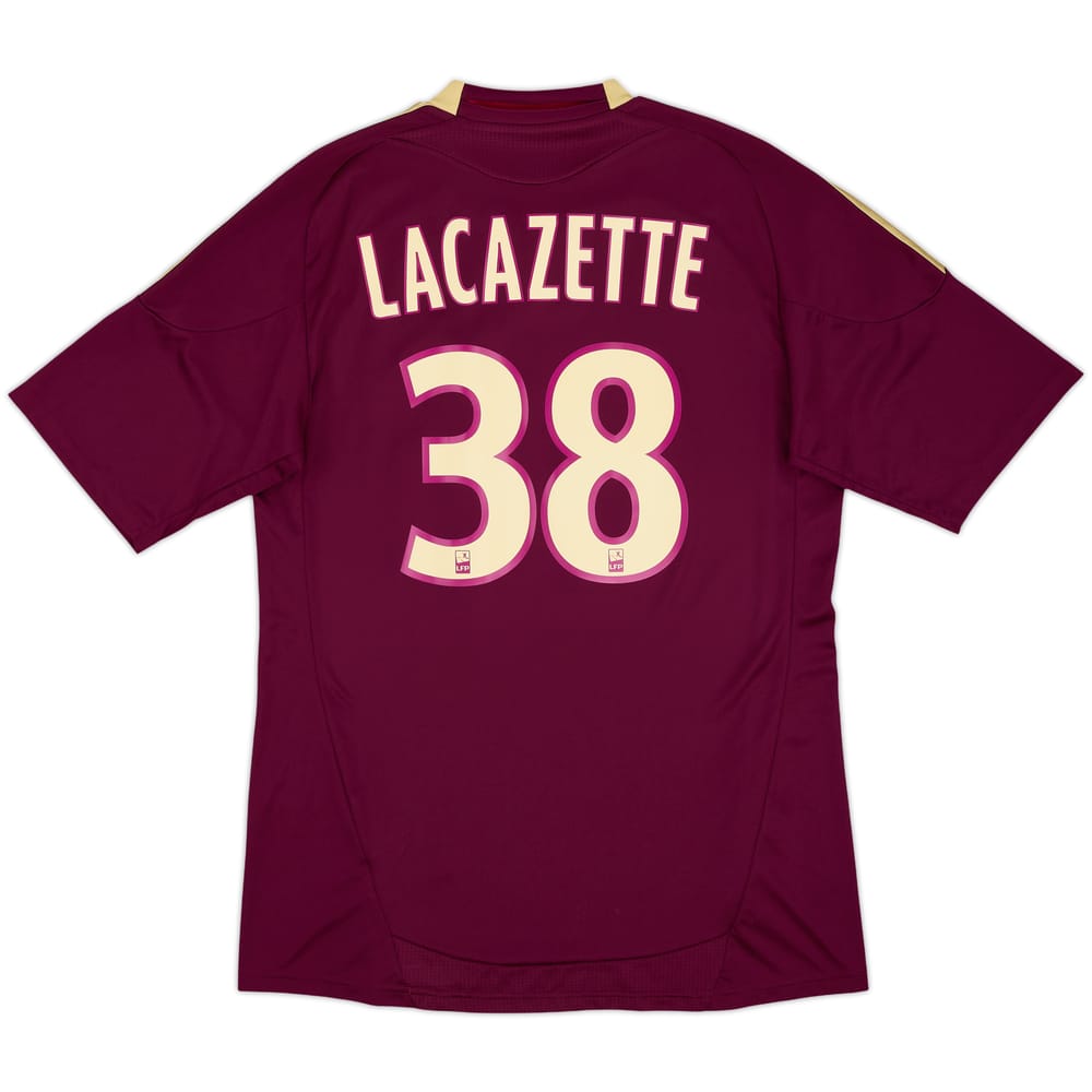 2010-11 Lyon Away Shirt Lacazette #38 - 8/10 - (M)