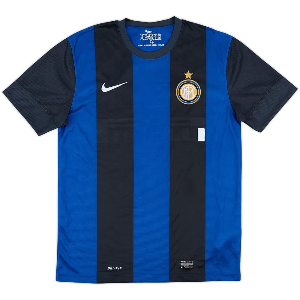 2012-13 Inter Milan Home Shirt - 4/10 - (M)
