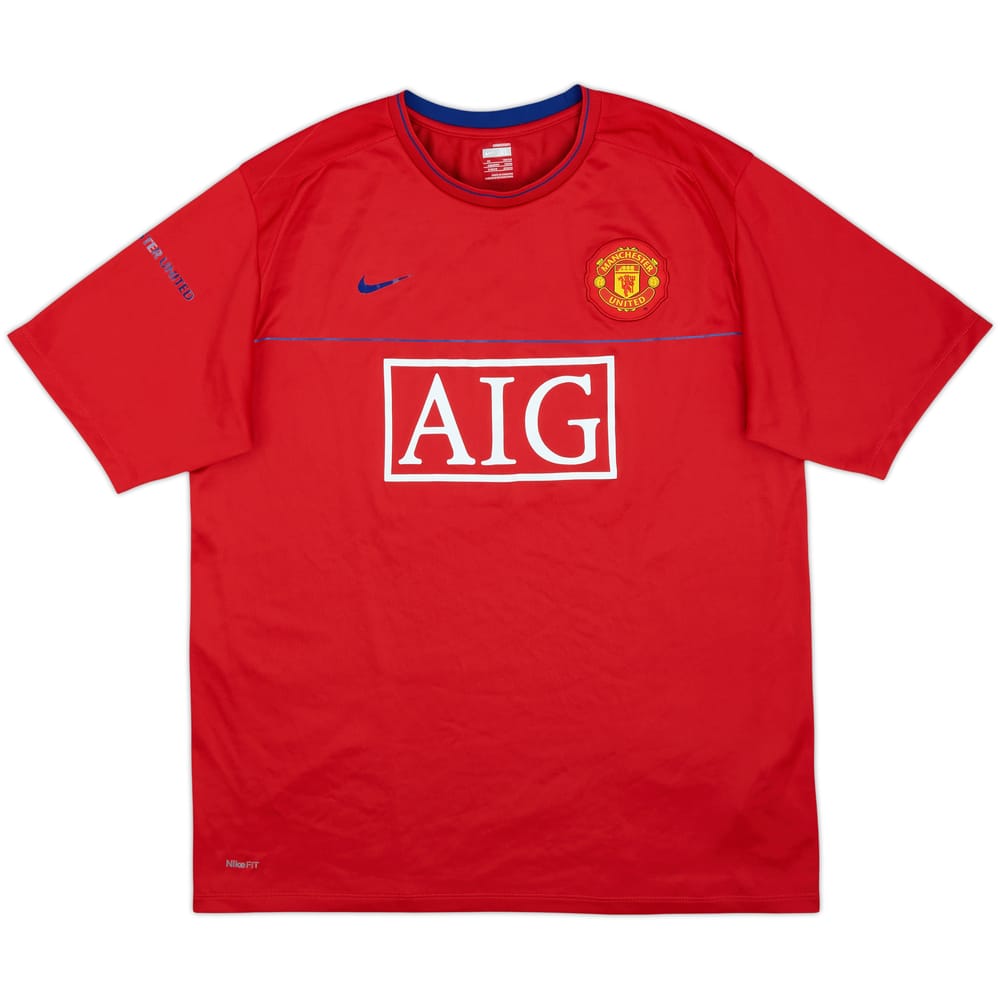 2008-09 Manchester United Nike Training Shirt - 10/10 - (XL)