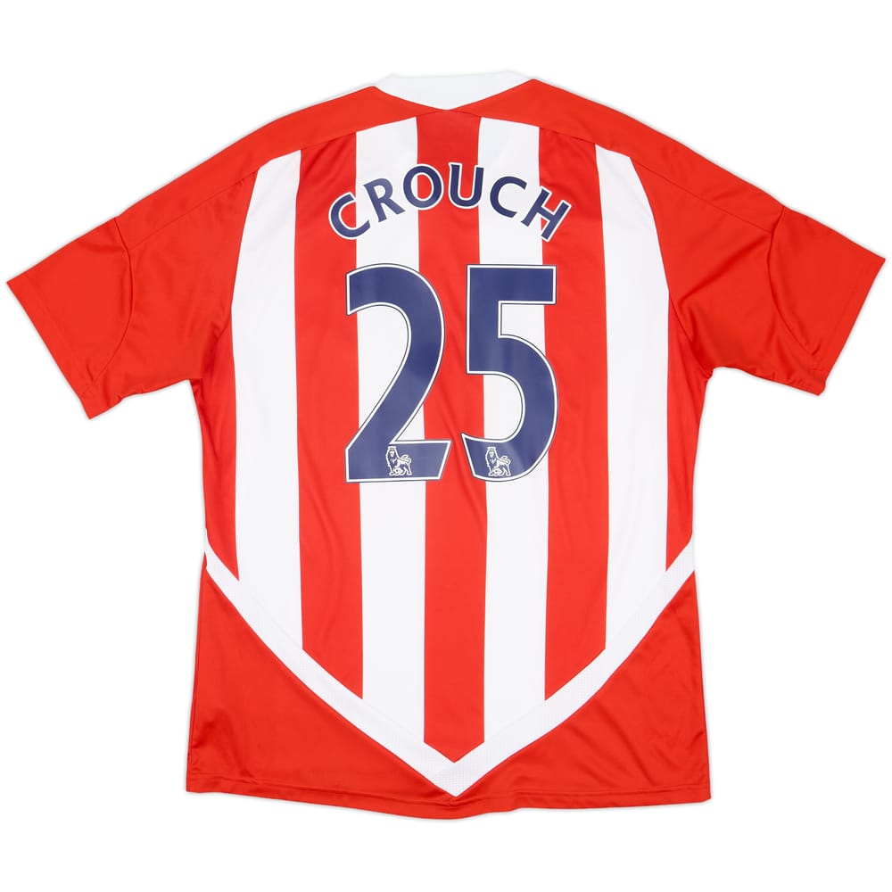 2011-12 Stoke City Home Shirt Crouch #25 - 7/10 - (L)