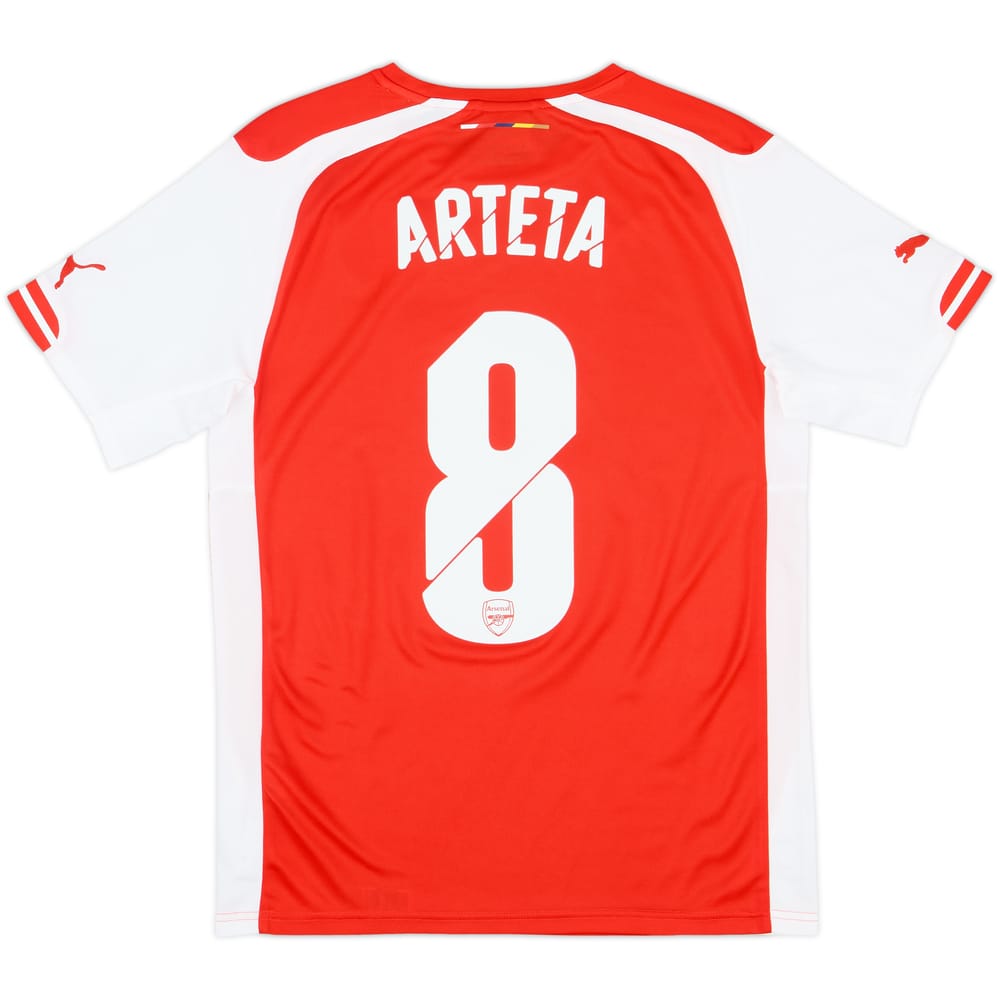 Camiseta de local del Arsenal 2014-15 Arteta #8 - 9/10 - (S)