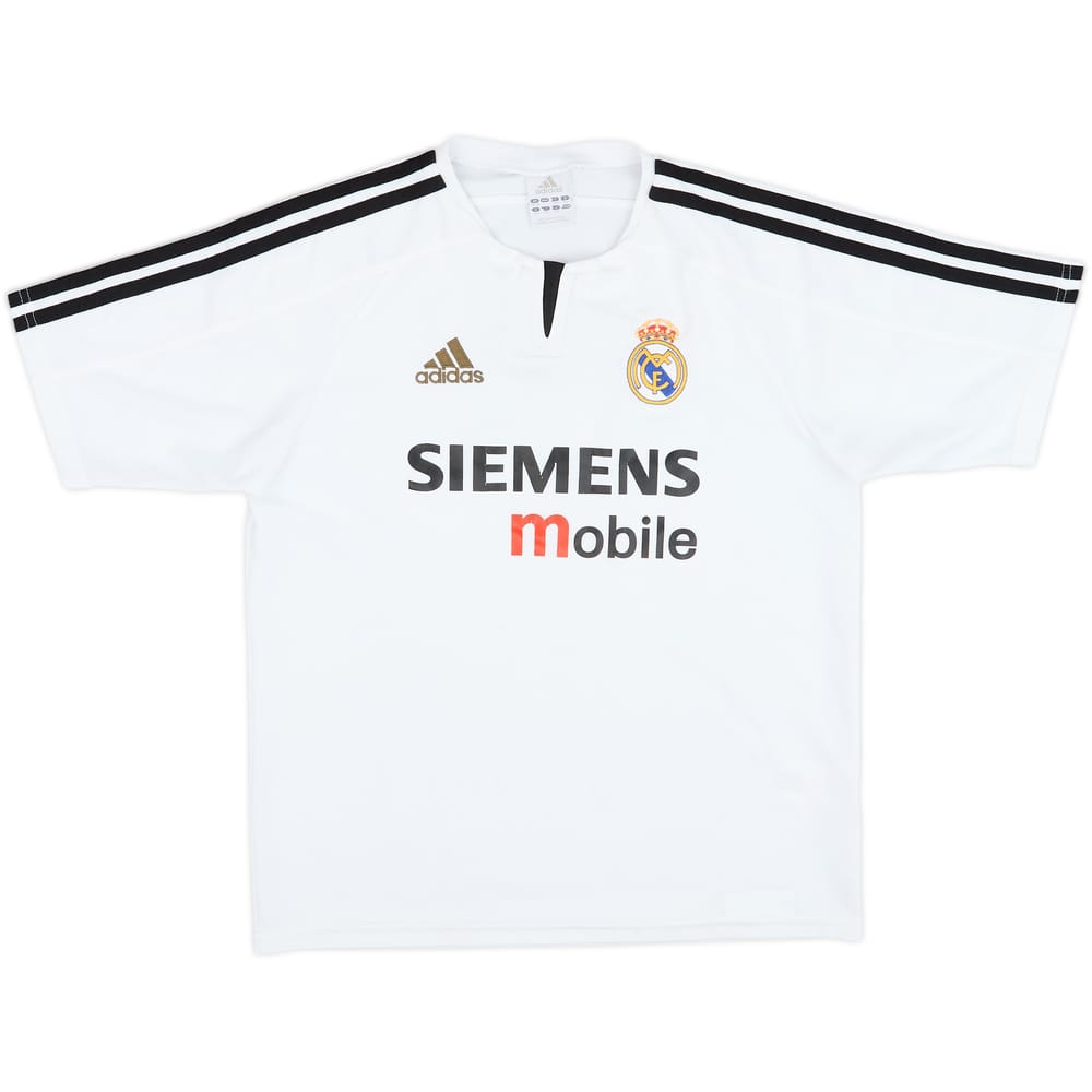 2003-04 Real Madrid Home Shirt - 5/10 - (L.Boys)