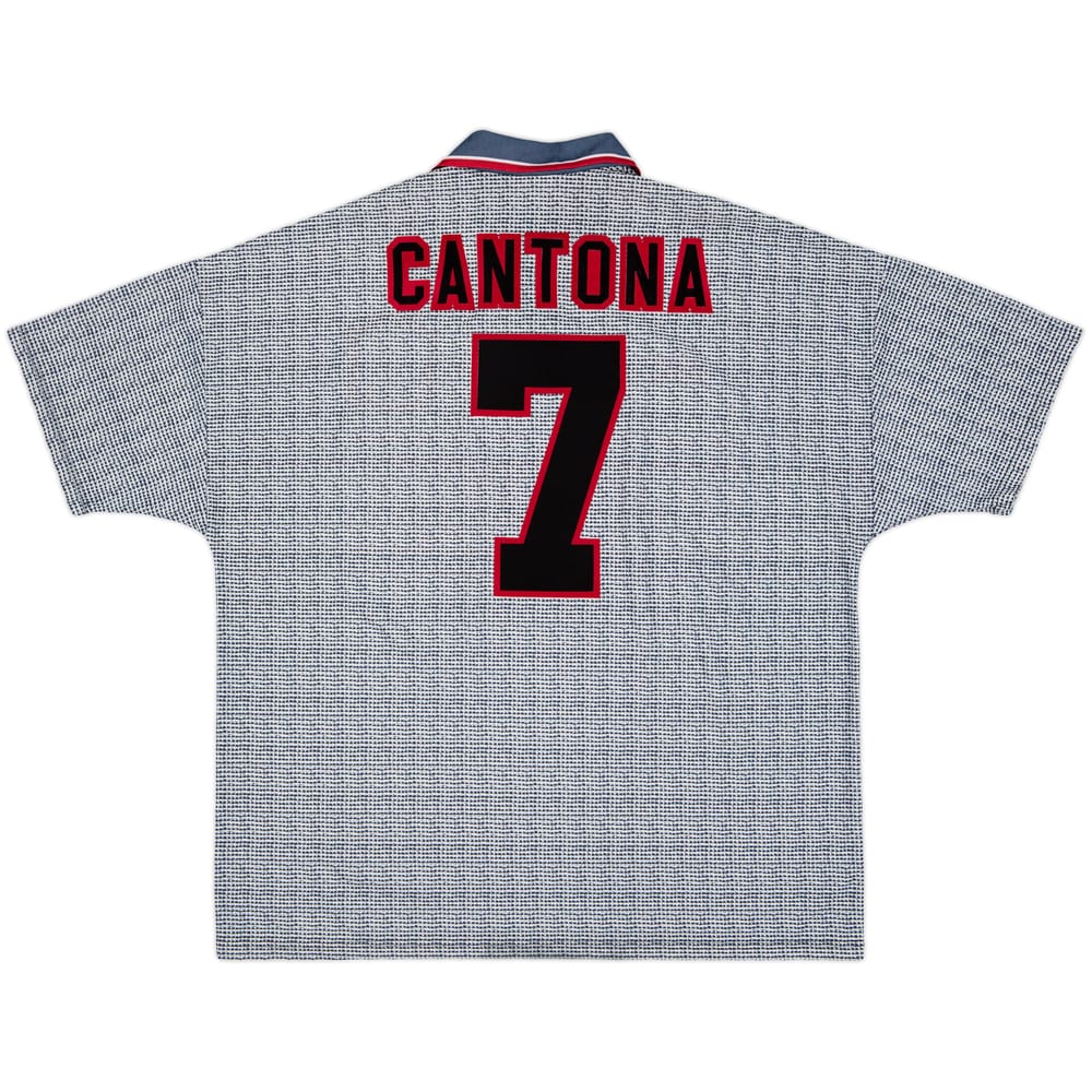 1995-96 Manchester United Away Shirt Cantona #7 - 9/10 - (XXL)