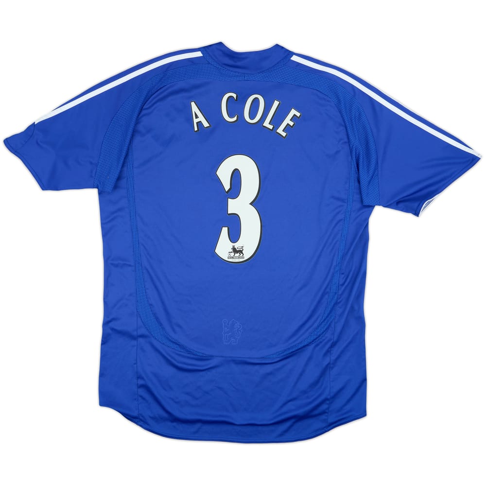 2006-08 Chelsea Home Shirt A Cole #3 - 8/10 - (L)