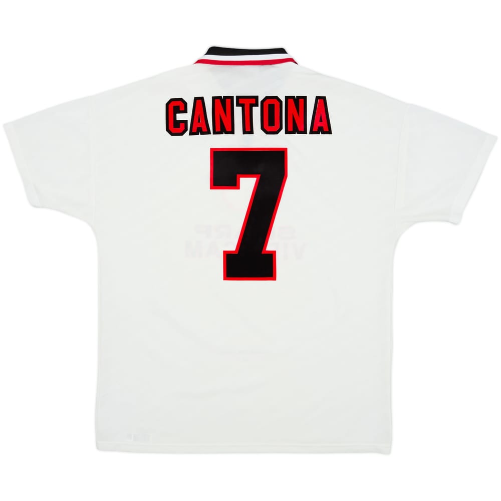 1996-97 Manchester United Away Shirt Cantona #7 - 9/10 - (XL)