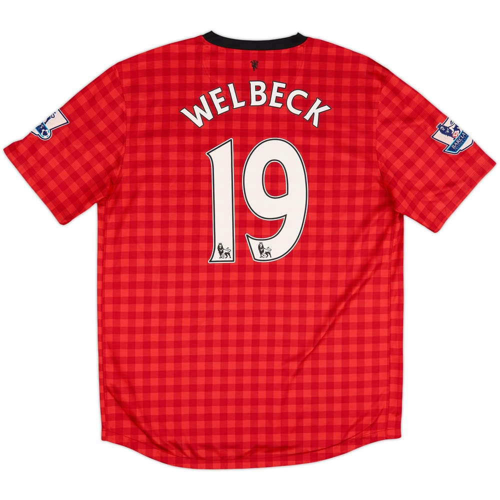 2012-13 Manchester United Home Shirt Welbeck #19 - 7/10 - (L)