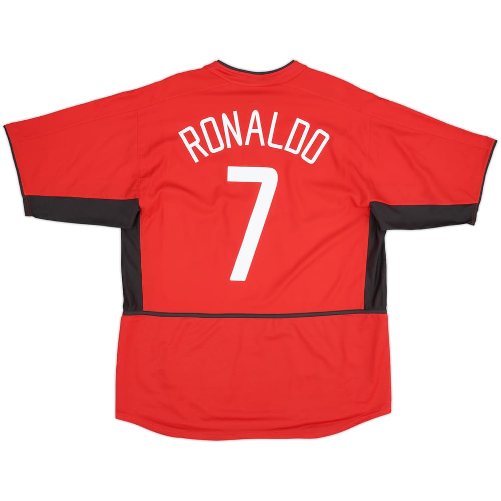 Camiseta de local del Manchester United 2002-04 Ronaldo #7 - 10/10 - (3XL)