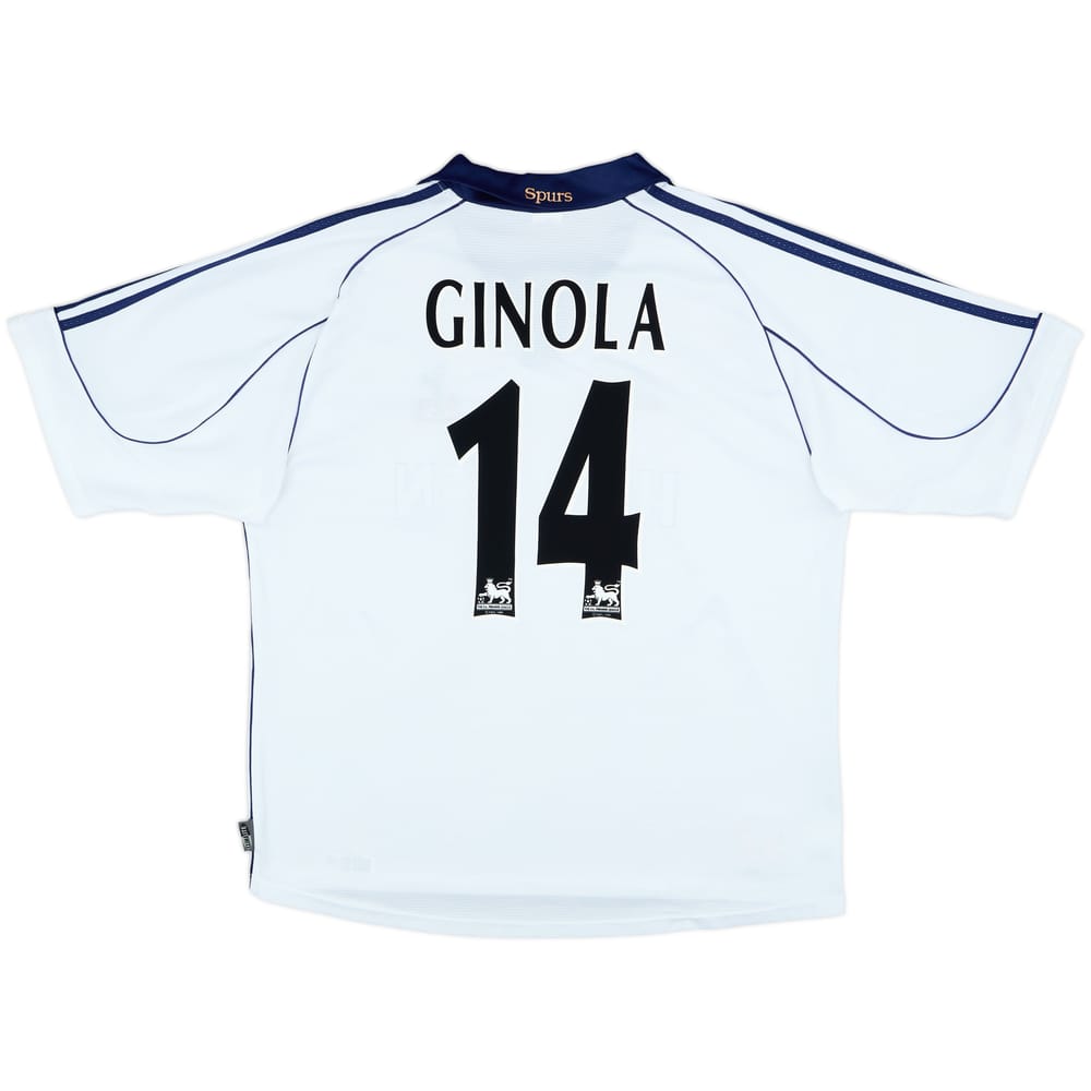 1999-01 Tottenham Home Shirt Ginola #14 - 9/10 - (XL)