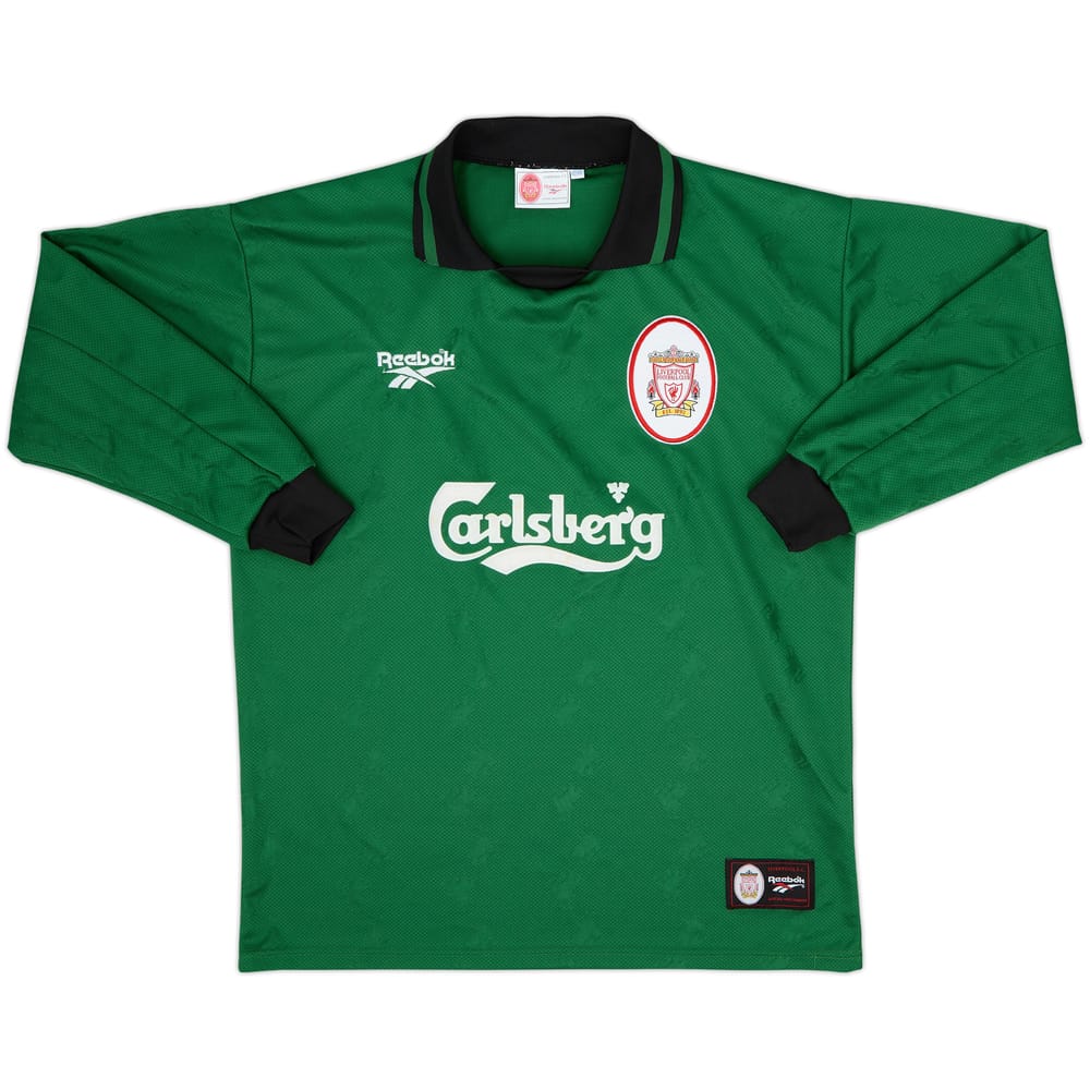 1996-97 Liverpool GK Shirt - 8/10 - (L)