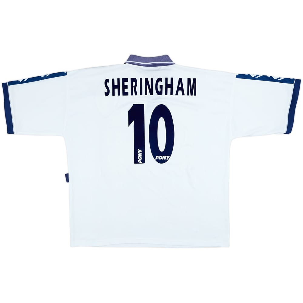 1995-97 Tottenham Home Shirt Sheringham #10 - 7/10 - (XXL)