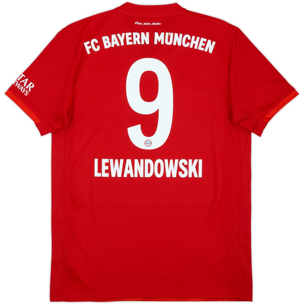 2019-20 Bayern Munich Home Shirt Lewandowski #9 - 7/10 - (M)