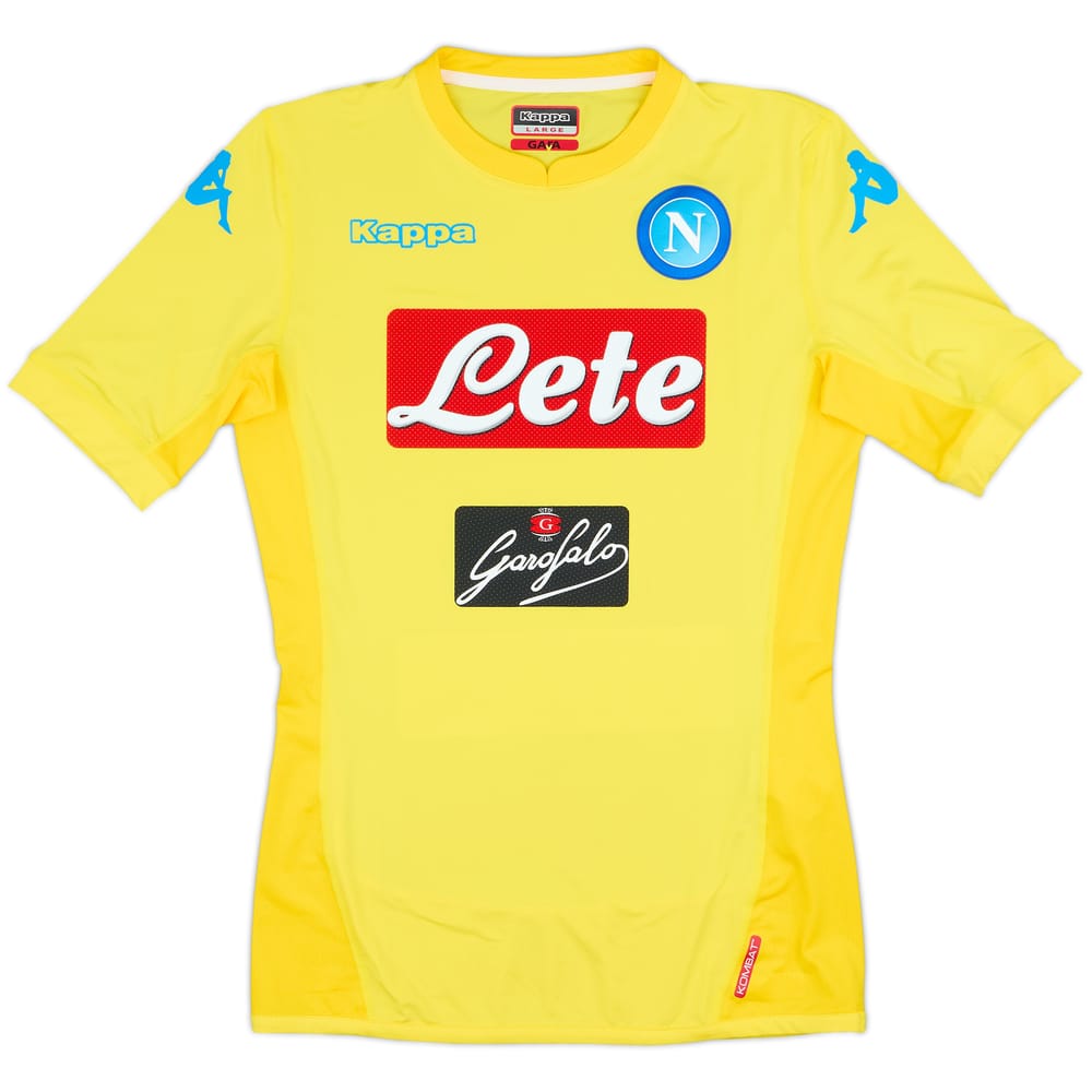 2017-18 Napoli Authentic Away Shirt - 9/10 - (L)