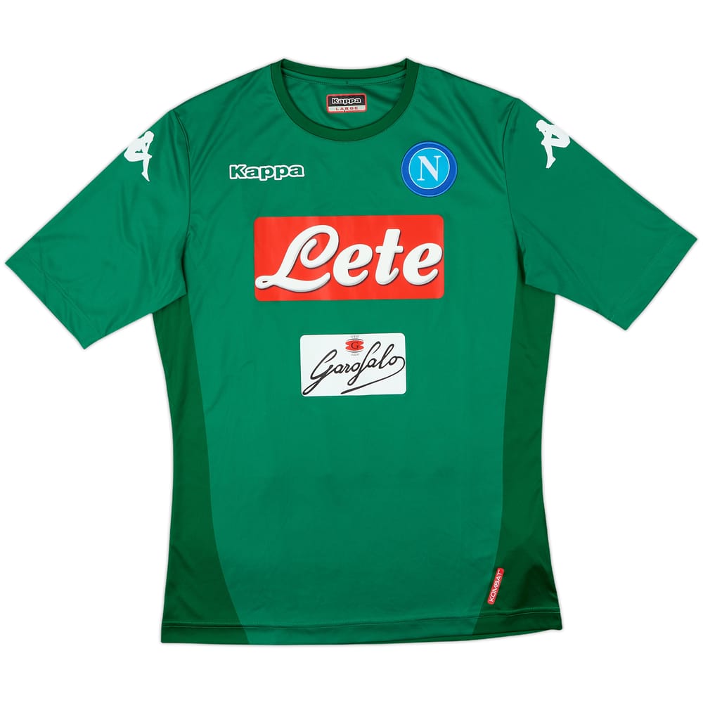 2017-18 Napoli European GK Shirt - 7/10 - (L)