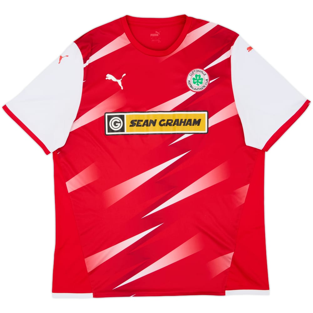 2021-23 Cliftonville Home Shirt - 6/10 - (XXL)
