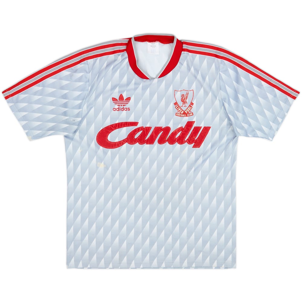 Camiseta de visitante del Liverpool 1989-91 - 5/10 - (M)