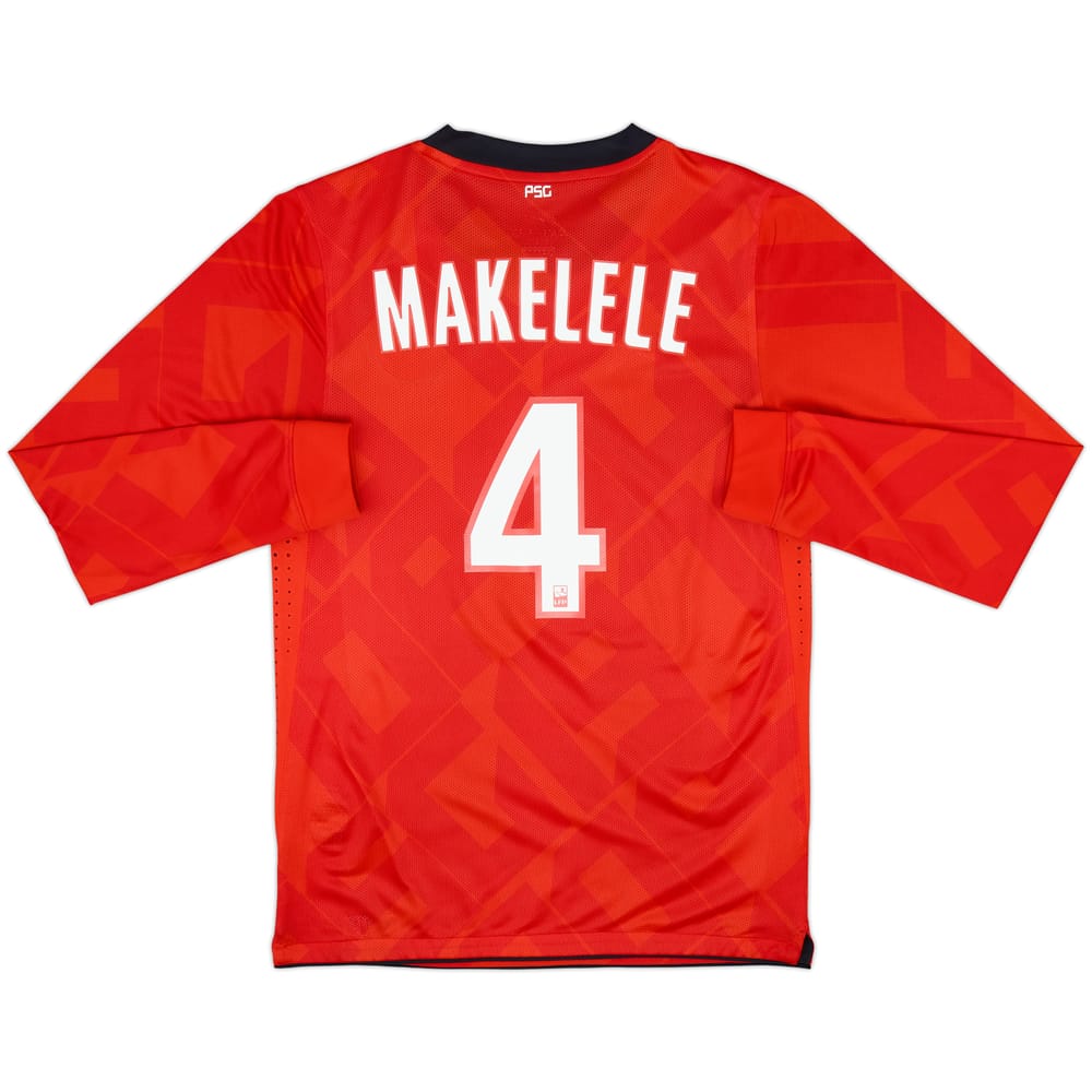 2010-12 Paris Saint-Germain '40 ANS' Player Issue Home/Third L/S Shirt Makelele #4 - 8/10 - (M)